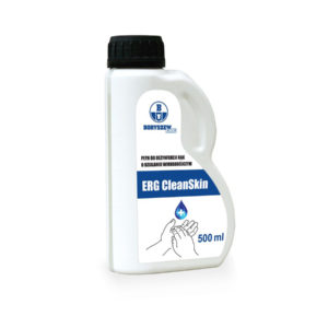 ERG CleanSkin, uniwersalny płyn do dezynfekcji rąk i powierzchni 0,5L