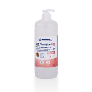 ERG CleanSkin PRO, grejpfrutowy płyn do dezynfekcji rąk 1L z pompką