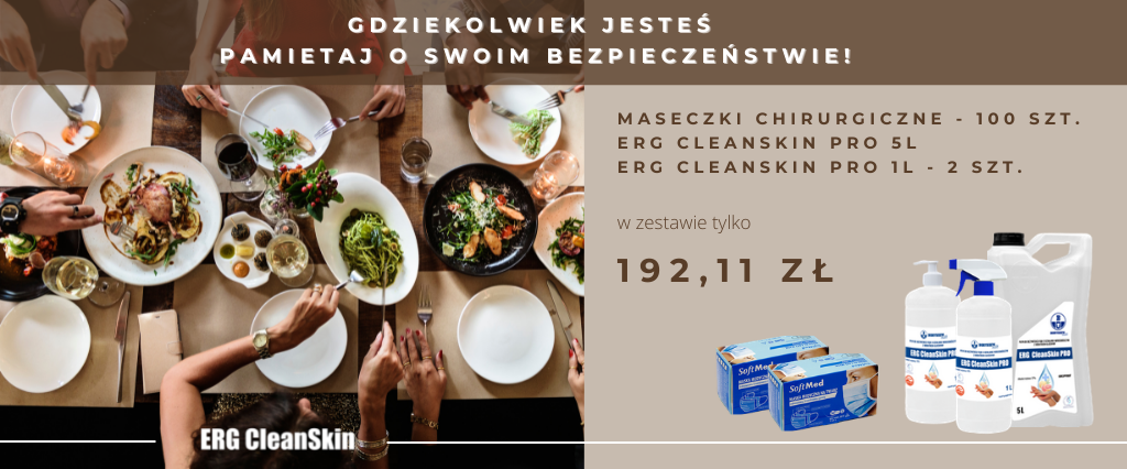 ERG CleanSkin PRO, grejpfrutowy płyn do dezynfekcji rąk 5L