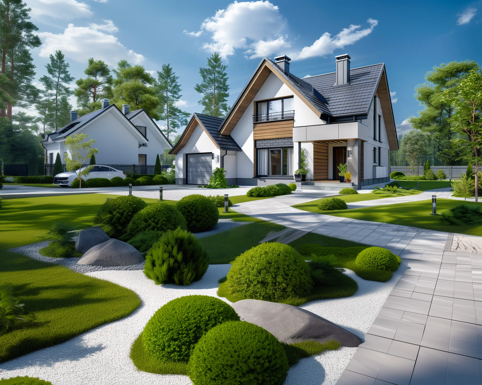 House with beautiful facade — lasting durability